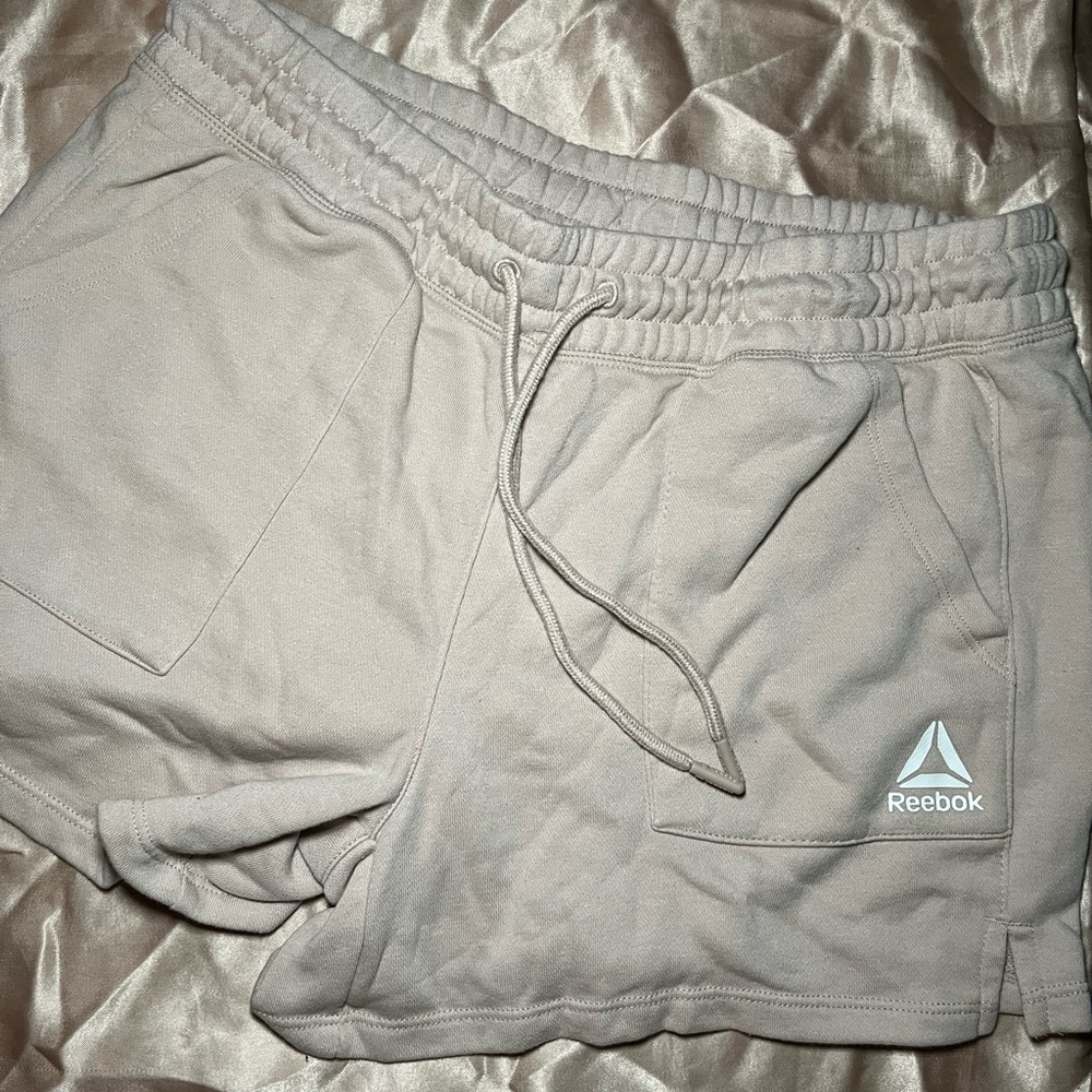 Reebok Women's Beige Athletic Shorts